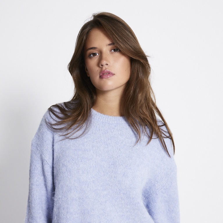 Knit sweater "Emma" Light blue